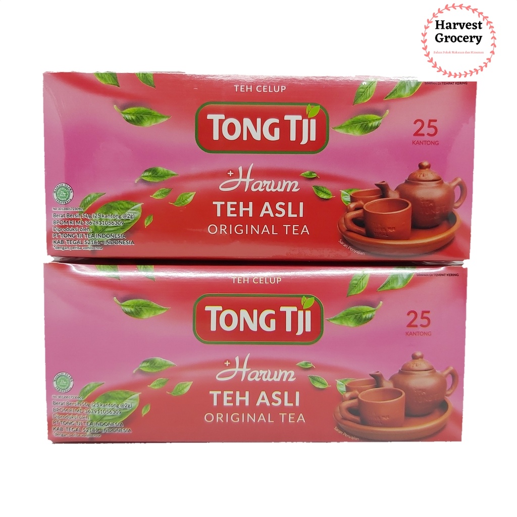 

Teh Celup Tong Tji Original Black Tea Foil 50 Gram X 5 Pack