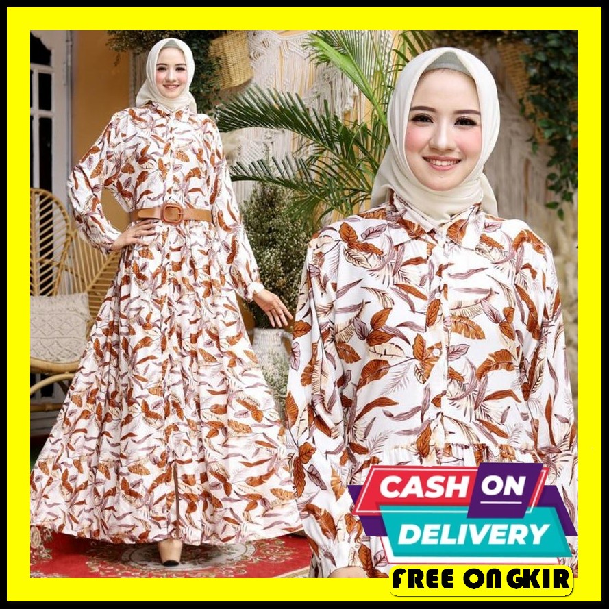 [Art. 5231] Pakaian Wanita Terbaru Bju Gamis Model Terbaru Gamis Syar' Bjd - Dress Wanita Kekinian