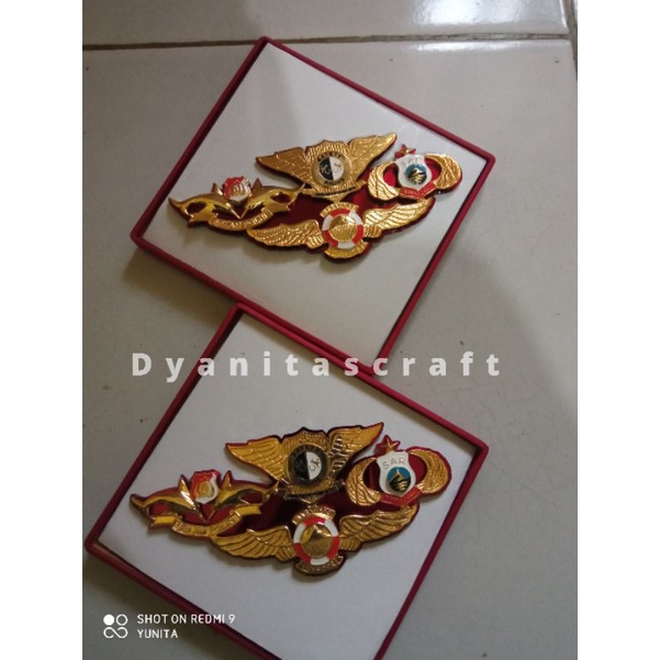 1 Set WING GABUNG BREVET Safety Riding , Wing Sar , Wing Selam dan Wing Basarnas | Custom Wing Gabun