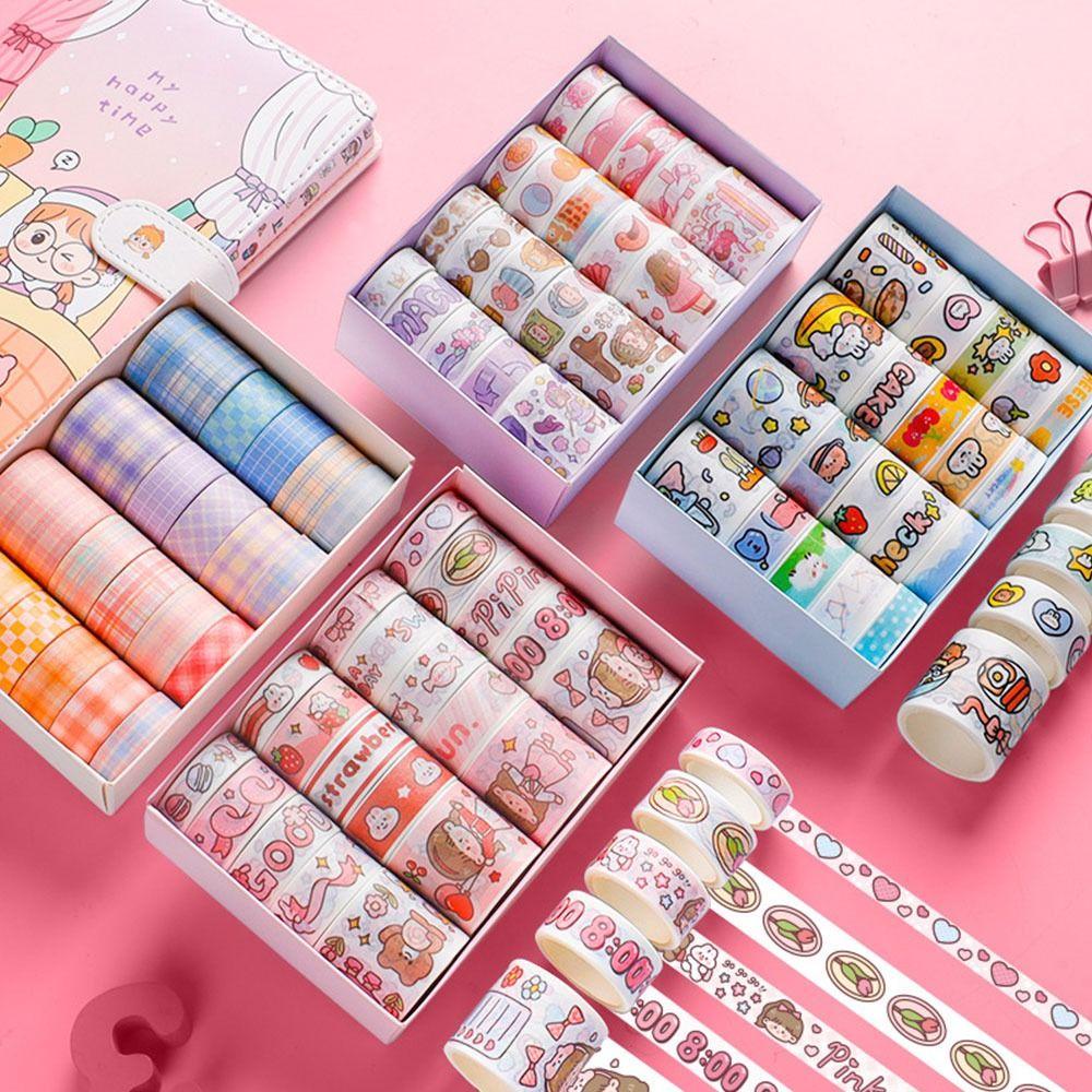 Nanas 20Rolls /Set Washi Tape Lucu Segar Sastra Scrapbooking Gadis Hati Little Fresh INS DIY Bahan