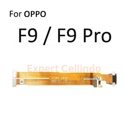 PAPAN CAS OPPO F9 / F9 PRO FLEXIBEL KONEKTOR CHARGER CON CAS PCB TC OPPO F9 / F9 PRO
