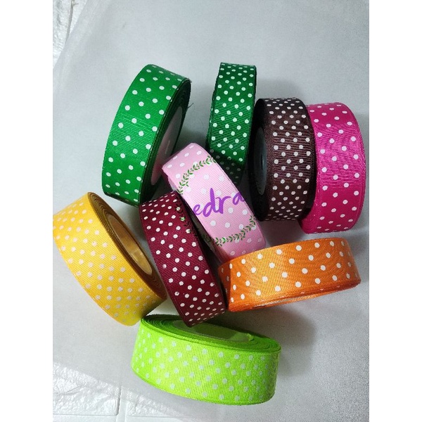 

pita GG motif polkadot 1 inch 2.5 cm per meter