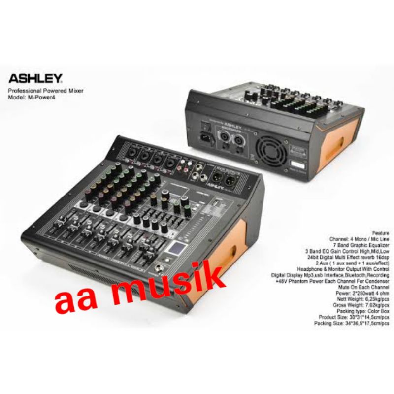 POWER MIXER ASHLEY M-POWER 4 ORIGINAL