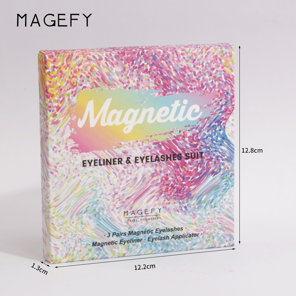 MAGEFY Eyelash Magnetic Eyeliner 3D Natural Hair Bulu Mata Palsu Magnetik Bulu Mata Magnet 7098