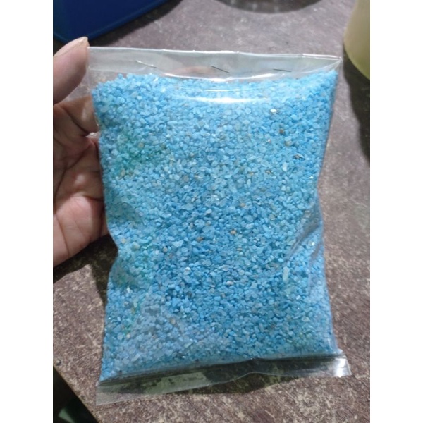 Jual pasir silika biru aquarium aquascape 500gram Shopee Indonesia