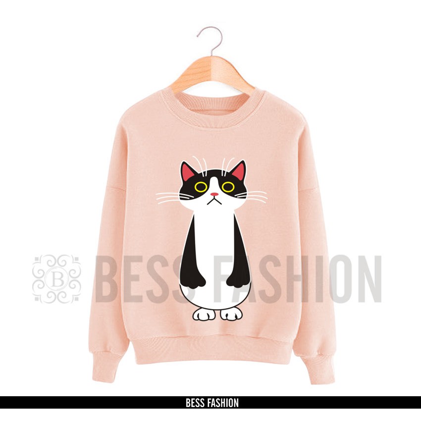 Bess - Sweater Lengan Panjang Murah / Sweater CAT STAND