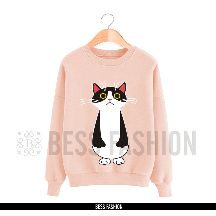 Bess - Sweater Lengan Panjang Murah / Sweater CAT STAND