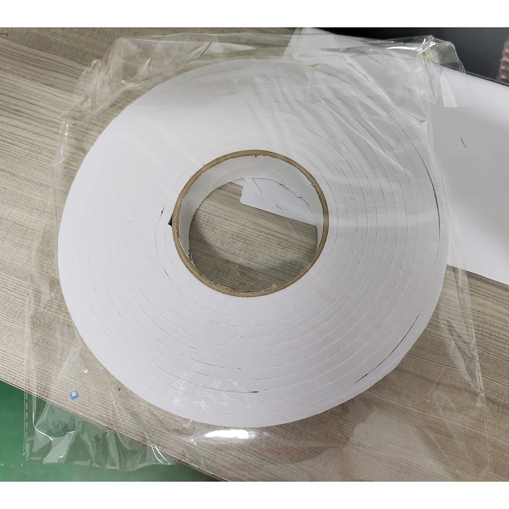 Lis Strip Pintu Door Noise Insulation Foam Dusting Sealing Tape 3 CM x 5 Meter - B35 - White