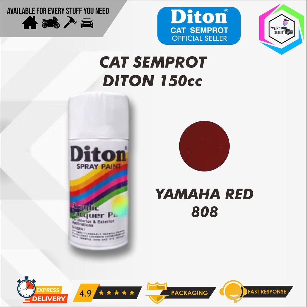 Diton Cat Semprot/Pylox/Motor/Helm/Gundam 150cc - 808 Yamaha Red