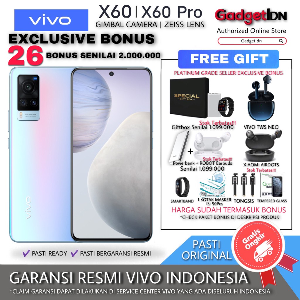 VIVO X60 PRO | X60 X60PRO 15/256GB 11/128GB GARANSI RESMI-1