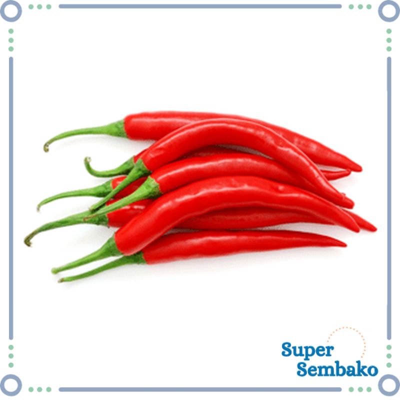 

SAYUR LOMBOK CABE CABAI BESAR MERAH 250g 500g 1kg BERKUALITAS SUPER SEMBAKO MURAH MAKASSAR