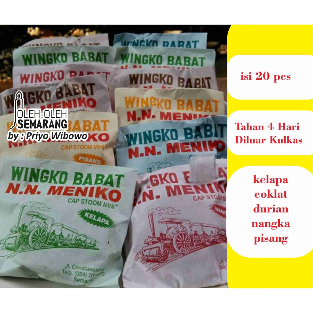 Wingko babad NN Meniko Khas  Semarang  Shopee Indonesia