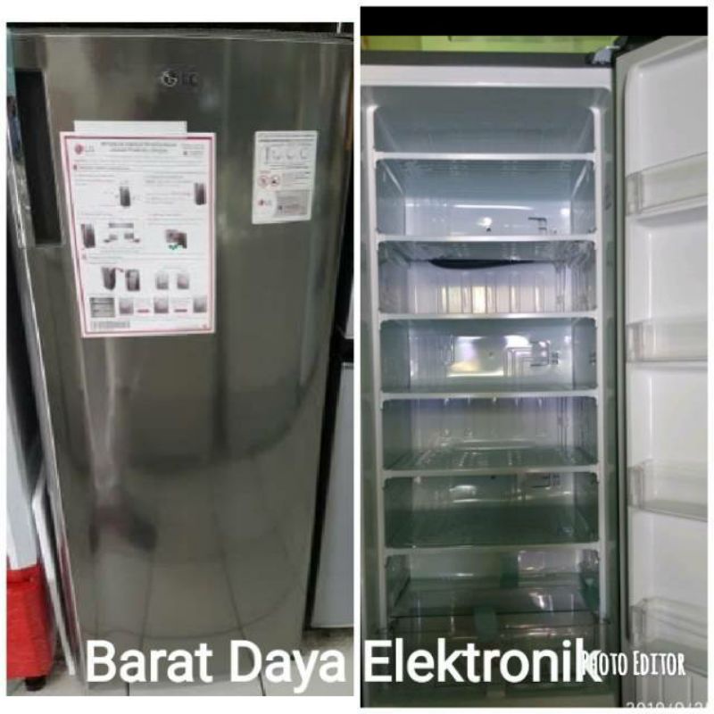 Kulkas Freezer LG / Frizer Es 6 Rak 171L Smart Inverter GN-INV304SL Palembang