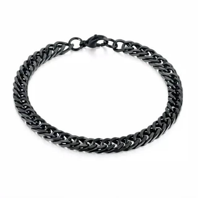Gelang Pria Titanium Hitam RHQ
