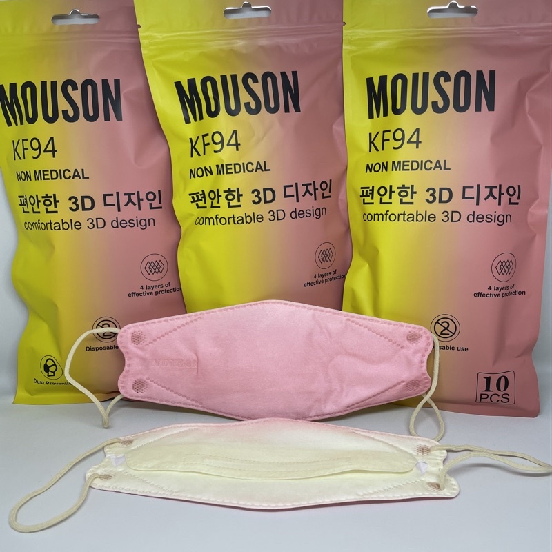 Masker kf94 3d korea MOUSON isi 10pcs