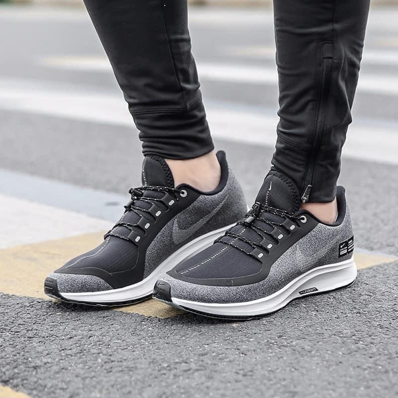 NIKE ZOOM PEGASUS 35 SHIELD " Grey Black"