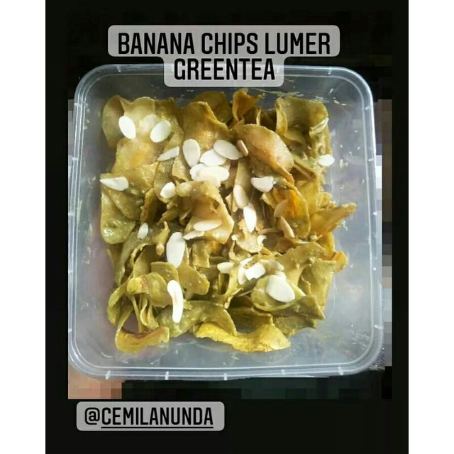 

keripik pisang lumer greentea 250gr (box)