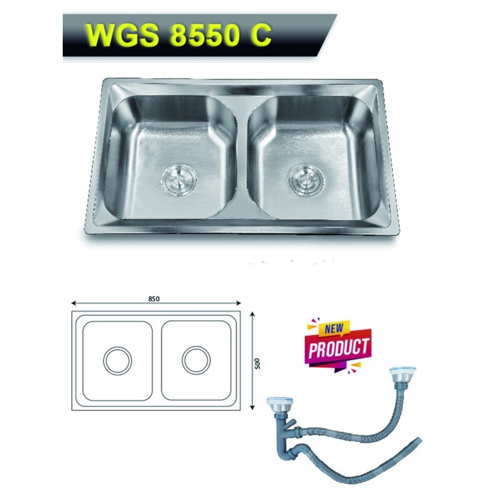 Wegen Bak Cuci Piring Kitchen Sink / BCP WGS 8550