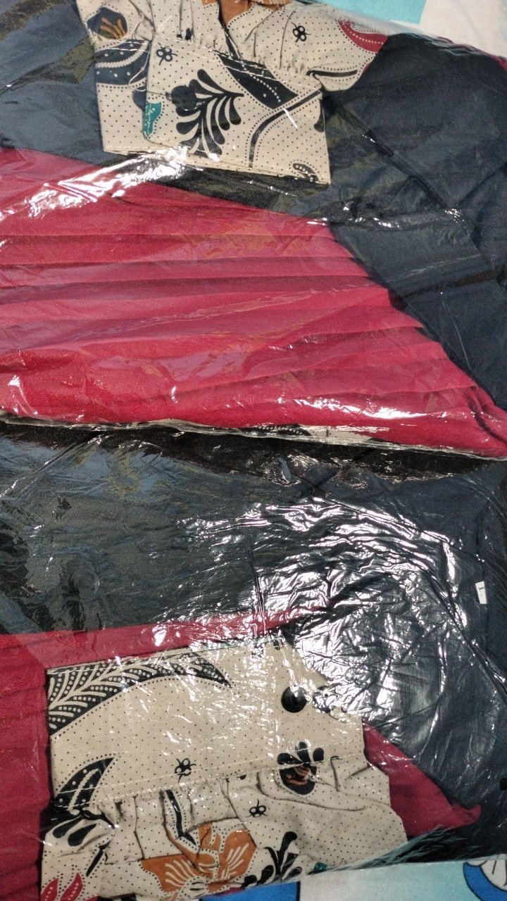 Atasan Tunik Batik Kombinasi Plisket Best Seller