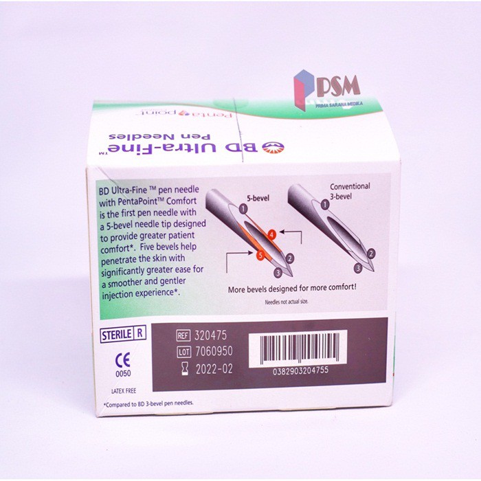 Pen Needle Jarum BD 32Gx4mm Ultra-Fine