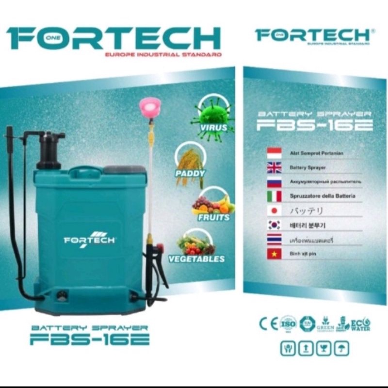 TERMURAH Sprayer Elektrik Manual Semprotan Hama 2in1 FORTECH