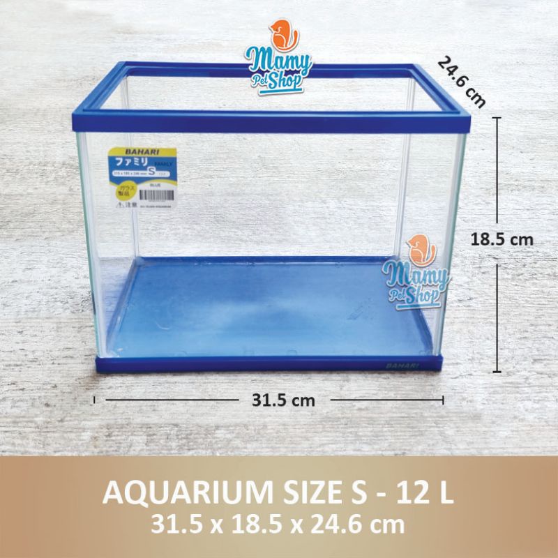 AKUARIUM AQUARIUM SIZE S - 12 lt