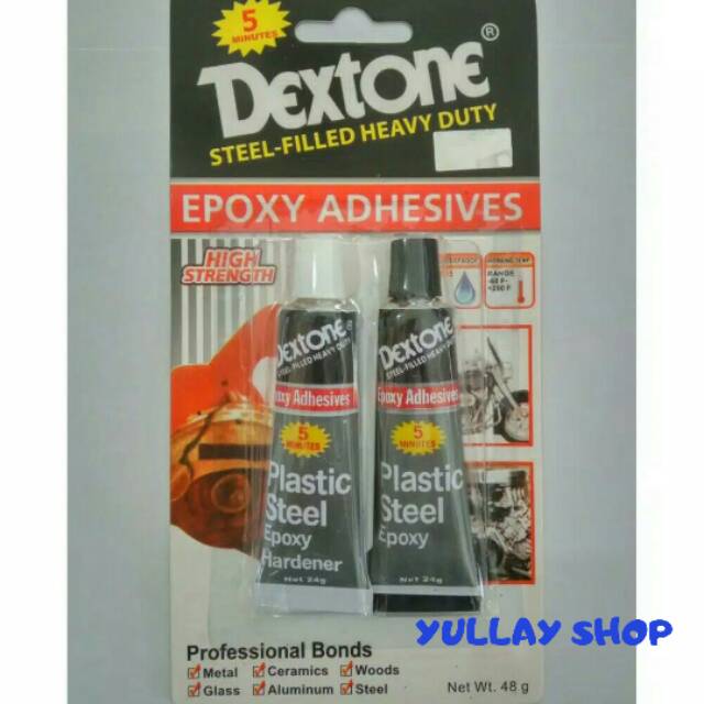 

LEM BESI CAMPUR EPOXY DEXTONE (5 menit kering)