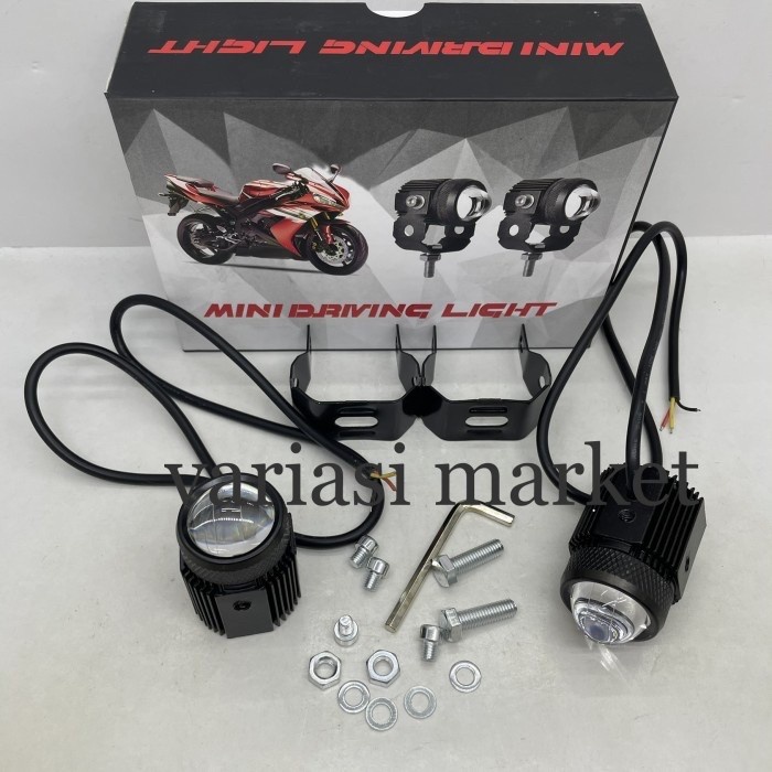 READY MURAH Lampu Tembak Laser Gun D2 Bullaes - Foglamp Mini Laser Gun D2 Bullaes - BUKAN-BULLAES