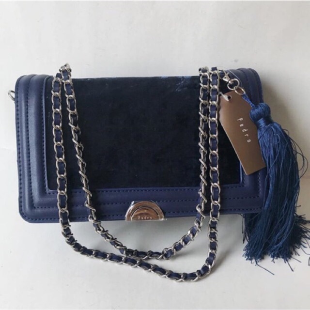 Tas Pedro Tassel Velvet
