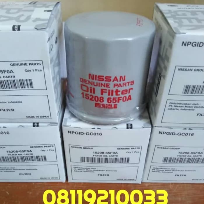 Oil Filter Nissan Livina Serena Xtrail Datsun Go