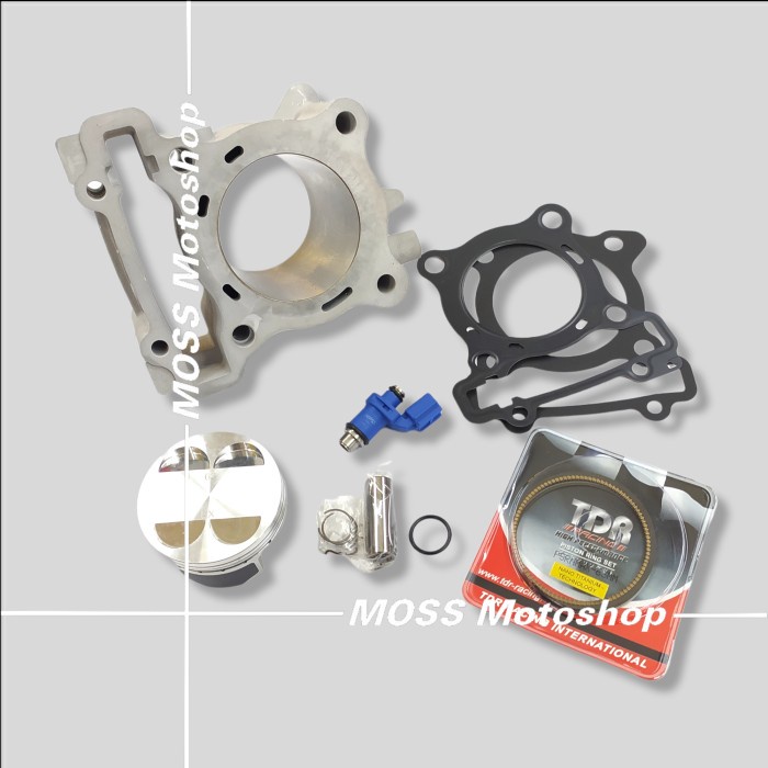 Cylinder Block Paket Bore Up TDR Racing 63 mm Ceramic All New Nmax