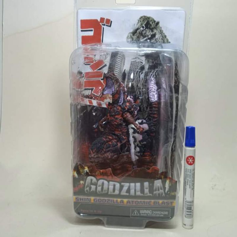 Mainan figureshin godzilla atomic blastby necatinggi sekitar 7 inchFull artikulasiDetail bagusCWNrpp