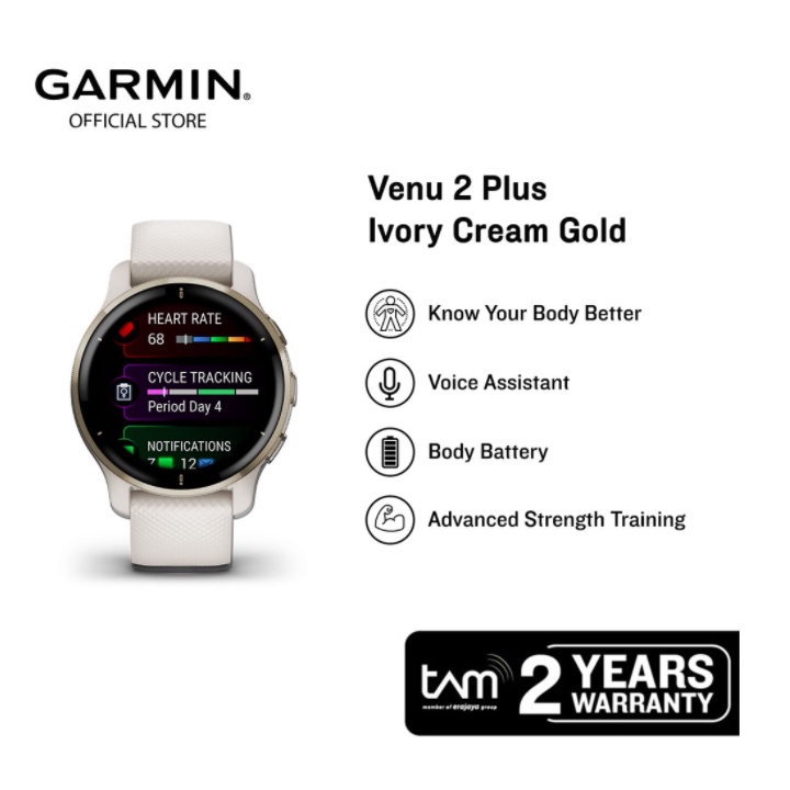 Garmin Venu 2 Plus Smart Wacth Garansi Resmi 2 tahun SmartWatch Venu2