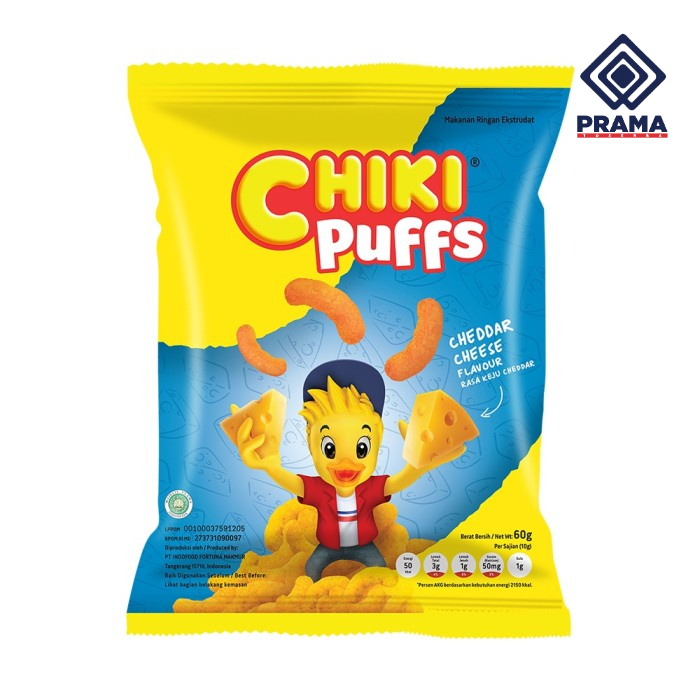 

CHIKI PUFFS CHEDDAR CHEESE 60GR