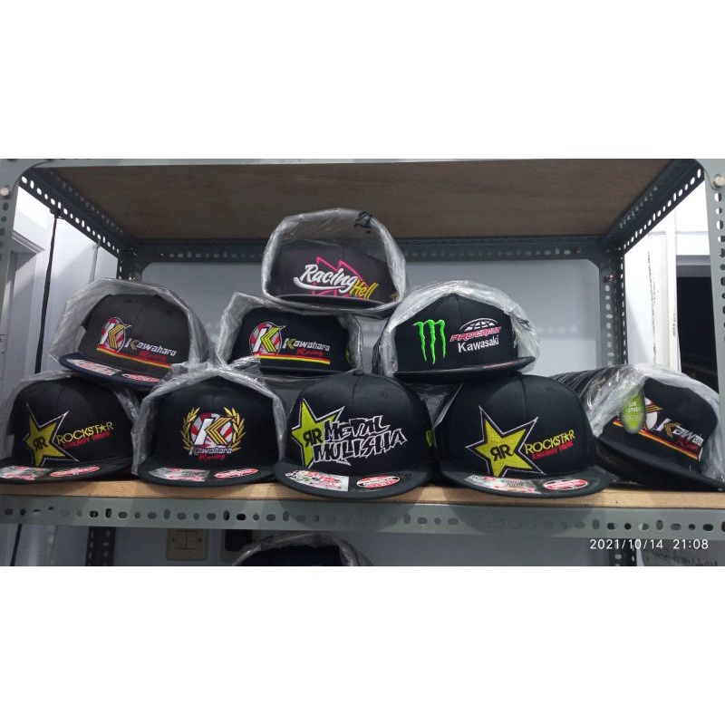Topi Snapback Racing/ MixRac/ MR1/ Topi Racing/ Topi Murah/ Topi Motorcros/ BIKE STORE27/ TOPI