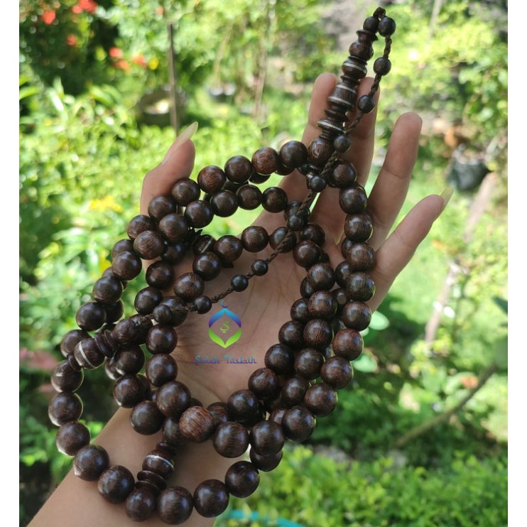 Tasbih Galih Asem Jumbo Size 12mm Model Bulat!! COD