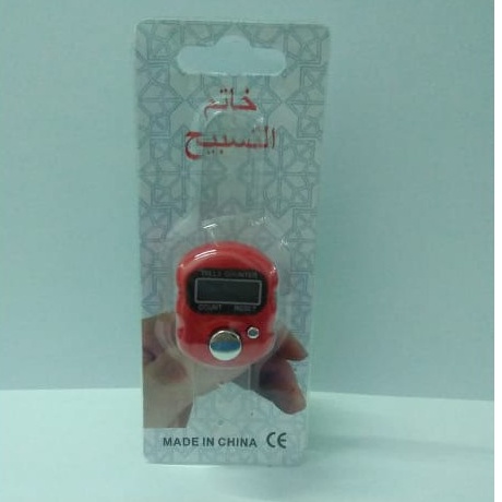 ✧YUKSHOPING✧R031 Alat Hitung Digital Tasbih Digital Elektronik Jari Counter Mini Import MurahCOD-RED