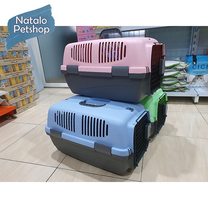 Pet Cargo Petopia / Payung Murah / Carrier / Kandang Portable / Kucing / Anjing / Tas Hewan / Kennel Box