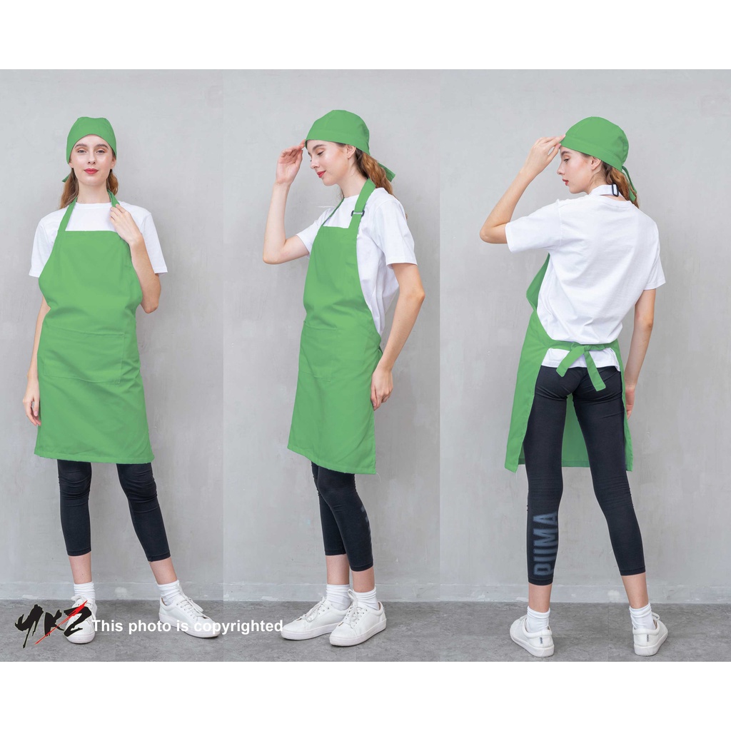 <apron>apron chef/apron barista /clemek barista/celemek masak / apron kitchen / celemek dapur /apron