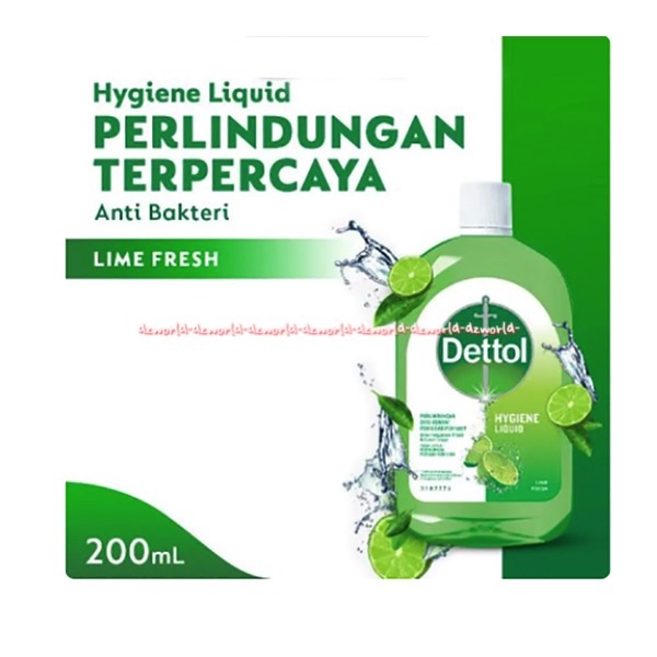 Dettol Hygiene Liquid Lime Fresh 500ml Perlindungan Dari Kuman Detol Hijau Anti Bakteri Disinfektan Multi Fungsi