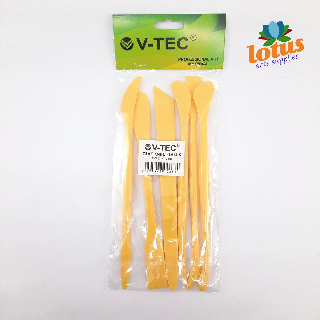 

Clay Knife Plastik / Alat Ukir / Butsir / Modelling Tool