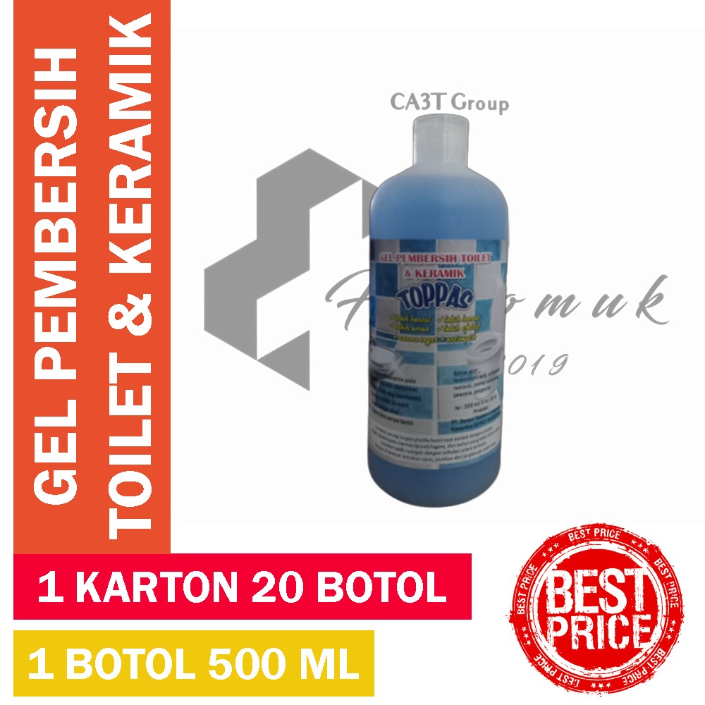 Gel Pembersih Toilet &amp; Keramik / Gel Cair Porstex 500ml merk TOPPAS!!!