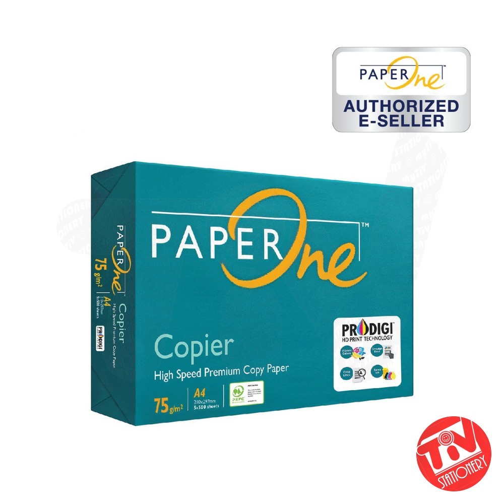 

Kertas HVS PaperOne A4 75 gsm (1 rim = 500 sheets)