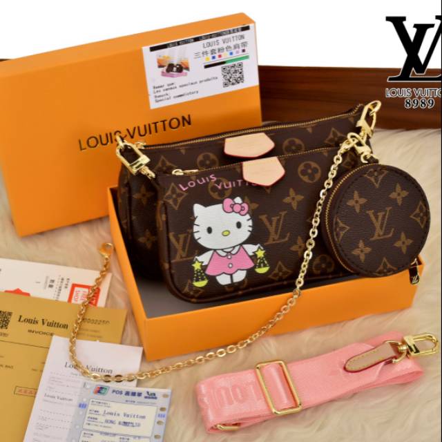 LOUIS VUITTON Mini Bag Set 3 in One