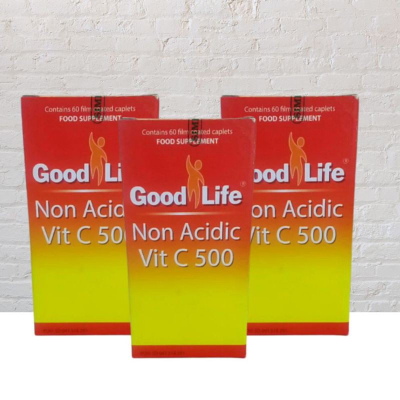 Good Life Vit C 500 Non Acidic - Botol isi 60 Tablet-Suplemen Vitamin