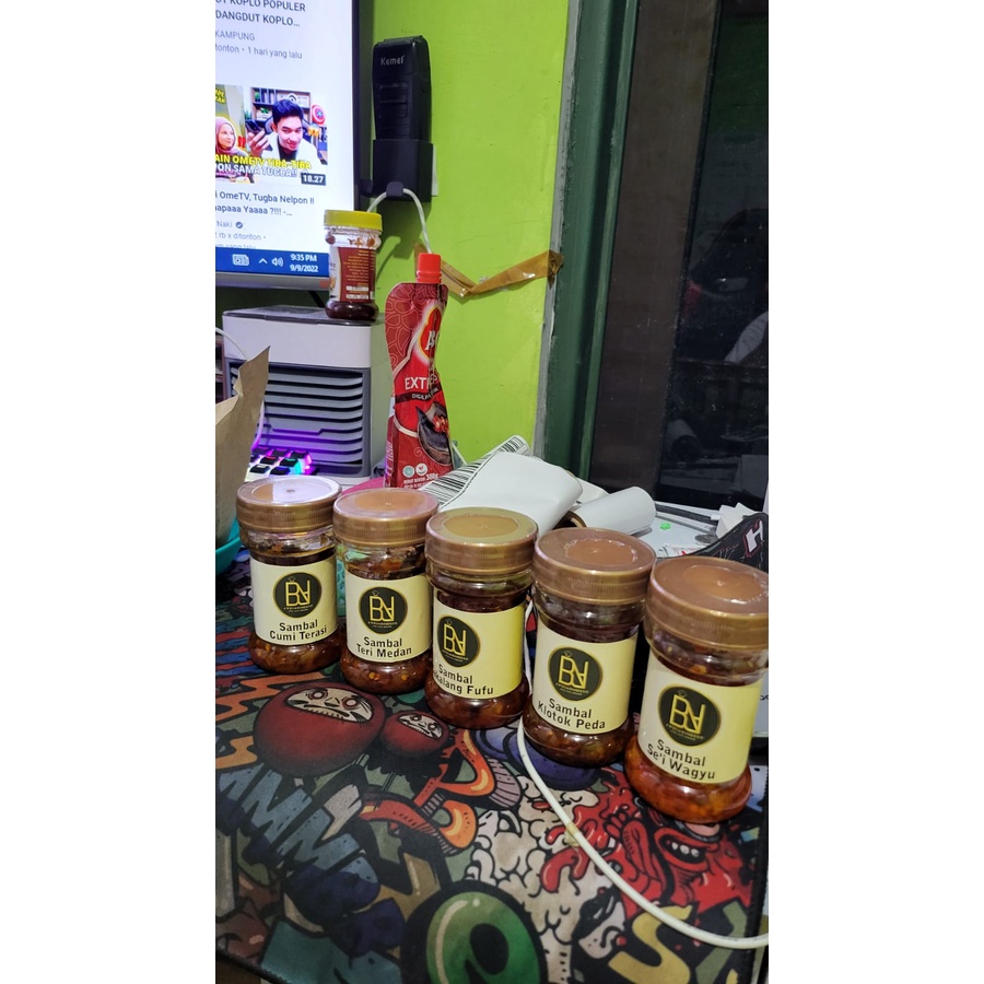 Sambal Cumi Asin Sambal bumbu ndeso 150gr BEST SELLER Teri Medan Eat Sambel Sambal Rumahan Sambel Enak Bu rudy teri medan