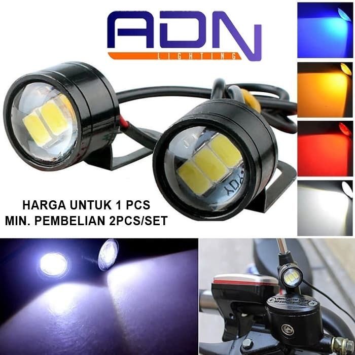 LAMPU LED MATA ELANG STROBO BREKET SPION SEPION BLITZ 3 MODE KEDIP ADN