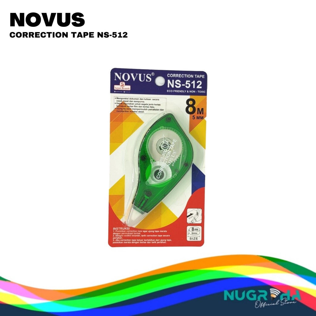 

CP TAPE / TIP EX / CORRECTION NOVUS 512