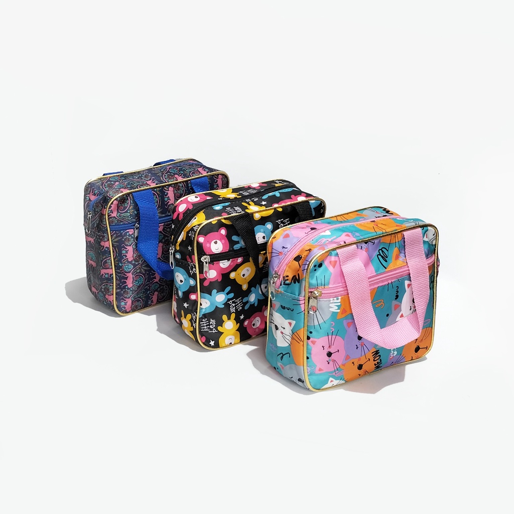 Travel Organizer Wanita Tempat Kosmetik Multifungsi Terbaru Pouch Make Up Cewek Toiletry Bag Motif Dompet Cosmetic Wanita Wadah MakeUp