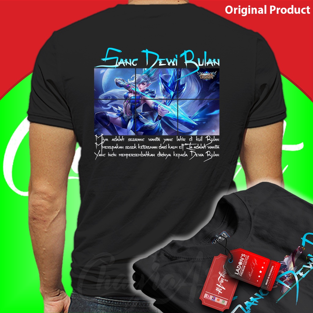 KAOS SANG DEWI BULAN / MIYA / MOBILE LEGEND / GAME / DISTRO PREMIUM
